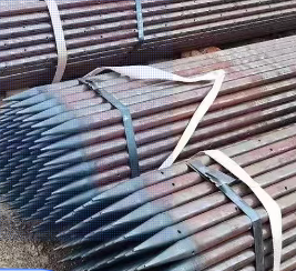 绍兴超前小导管预埋钢管出尖打孔焊倒刺无缝焊管厂